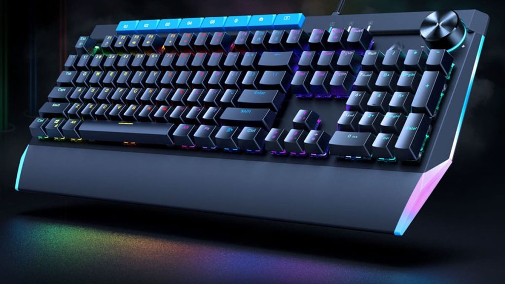 Clavier lumineux qwerty mécanique format 100 %